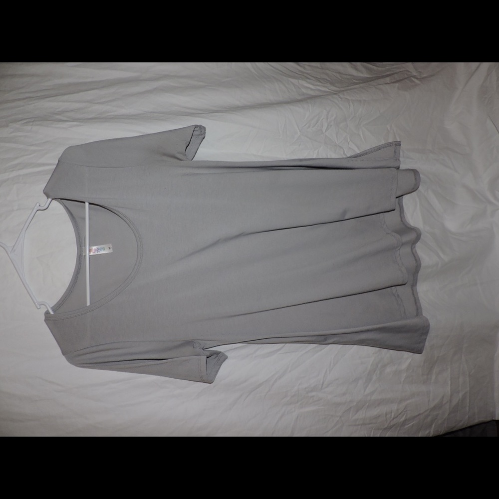 Lularoe solid grey shirt